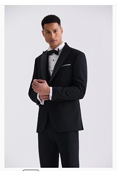 Jakamen Slim Fit Sivri Yaka Smokin