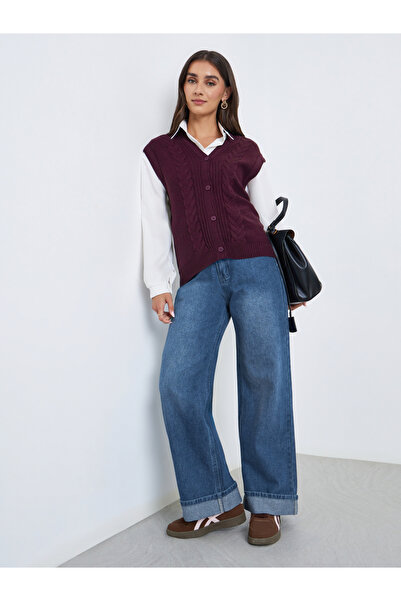 Styli Women High Rise Straight Leg Jeans