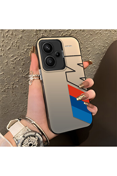 Hontinga Xiaomi Redmi Note 13 Pro Plus+ 5G Uyumlu BMW Desenli Silikon Kenar S...