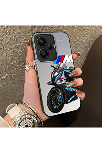 Hontinga Xiaomi Redmi Note 13 Pro Plus+ 5G Uyumlu Silikon Kenar Sert Arka Ant...