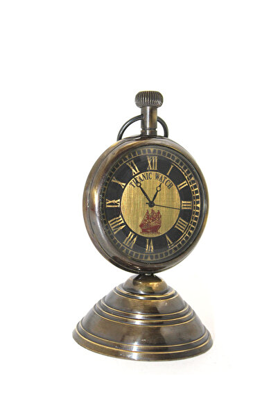 Toptan Bulurum Masa Üstü Pirinç Saat