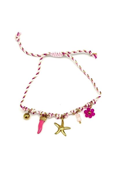Twenty Eight Pink Star Glow Anklet & Bracelet