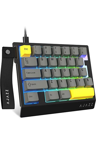 Coverzone Tek El Oyun Klavyesi 29 Tuş Yarım Boy RGB 8000Hz Polling 0.01mm Hız...