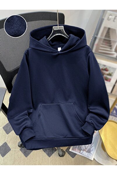 DAXİS Sportwear Company Basic Kapüşonlu Kanguru Cepli Sweatshirt