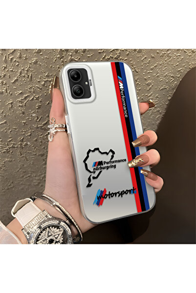 Hontinga حافظة هاتف سامسونج جالاكسي A05 متوافقة مع نمط بي إم دبليو من السيليك...