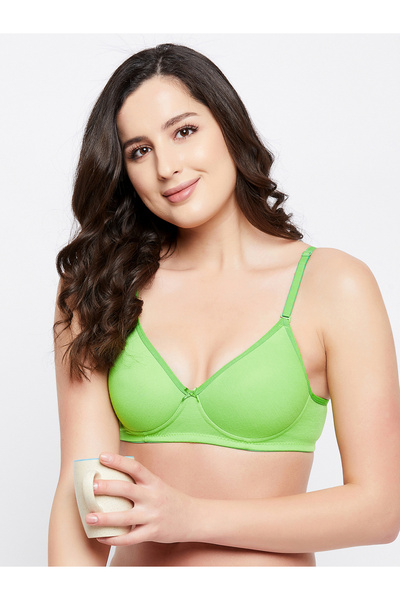 Clovia By Styli Cotton Push-Up Padded Non-Wired Demi Cup Multiway T-shirt Bra