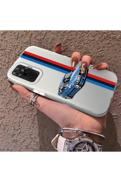 CHICASELUX حافظة هاتف متوافقة مع هاتف Redmi Note 10 Pro، نمط BMW، حافة من الس...