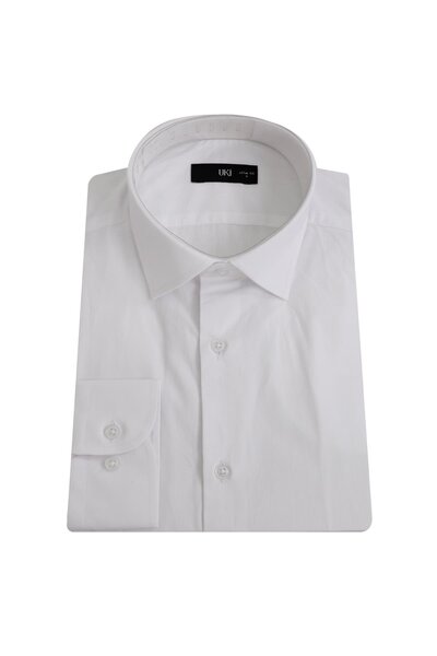 Uki BEYAZ Slim Fit Uzun Kol Gömlek