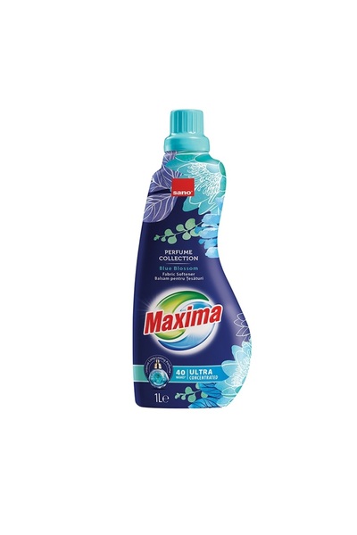 Sano Maxima Blue Blossom Ultra Concentrated Fabric Conditioner, 40 washes, 1 L