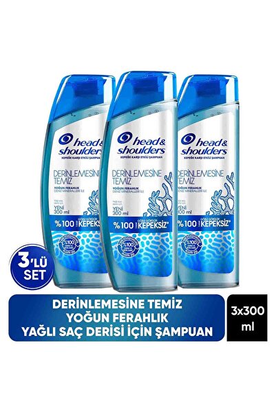Head & Shoulders Derinlemesine Temiz Yoğun Ferahlik Deniz Mineralleri 300 Ml ...