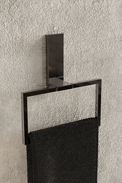 Zift Unique Paslanmaz Çelik Yapışkanlı Lüks Havlu Askısı, Ömür Boyu Paslanmaz...