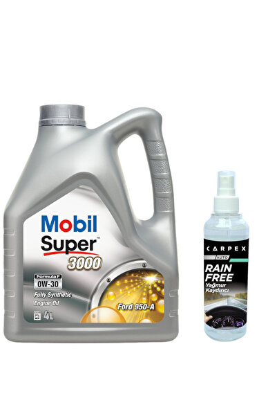 Mobil super 3000 Formula F 0W-30 Motor Yağı 4 L ÜT:2024