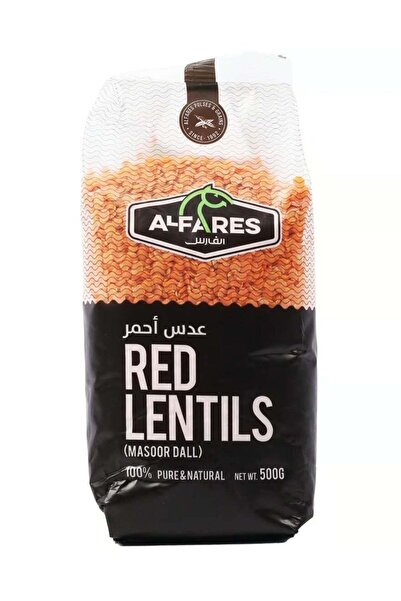 Al Fares عدس أحمر ٥٠٠ غرام