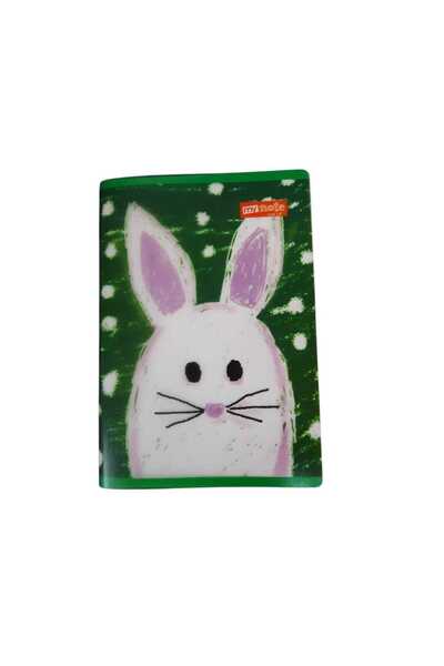 Mynote A4 120 Sheets Lined Plastic Cover Patterned Notebook