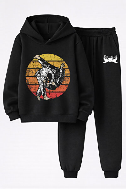 MAGORS طقم ملابس رياضية للأطفال مكون من سترة وبنطلون رياضي مطبوع عليه رياضة ا...