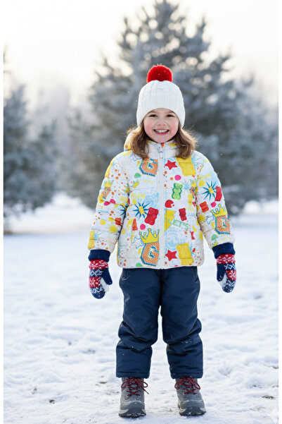 Haribo Children's Patterned Coat Cream M203