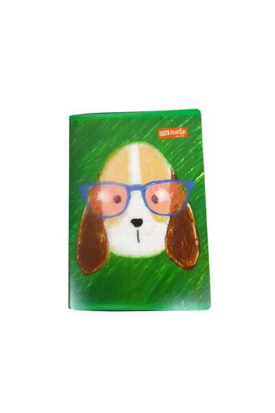 Mynote A4 120 Sheets Lined Plastic Cover Patterned Notebook