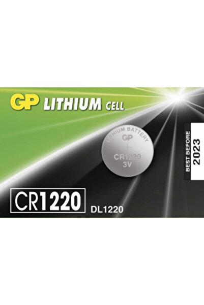 Go İthalat GP LITHIUM CELL CR-1220 DL-1220 PARA PİLİ 3V 5Lİ KART (5433)