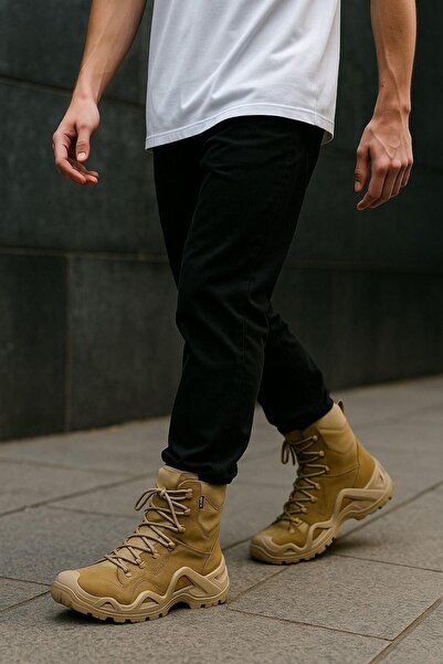 BAYRAMOĞLU KUNDURA BYK HAKİKİ DERİ SU GEÇİRMEZ ORTOPEDİK TREKKİNG UZUN ASGERİ...