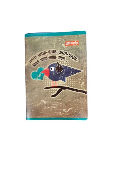 Mynote A4 120 Sheets Lined Plastic Cover Patterned Notebook