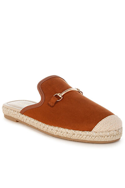 london Rag Women Horsebit Detail Espadrilles Mules in Brown