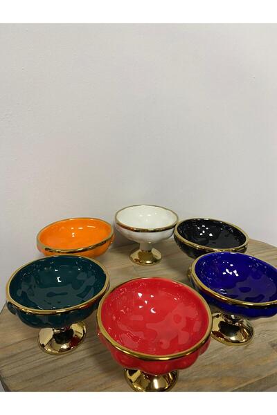 elif aksesuar طقم 6 قطع من أوعية اللقم التركية بنقش العنب من لفان