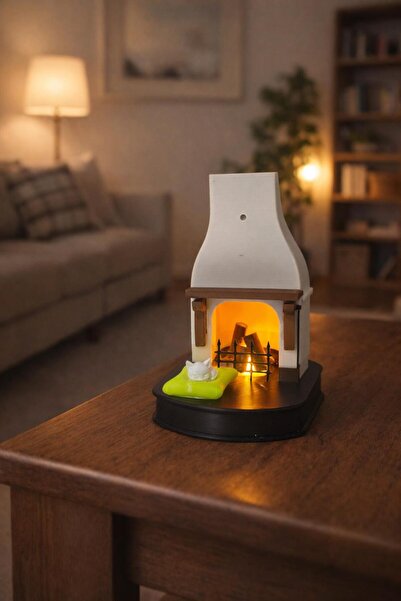 PRİNTLAB3D -MNİ ŞÖMİNE IŞIĞI