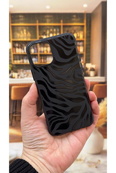 Vip Case iPhone 11 Pro Max Compatible Zebra Patterned Silicone Shock-Absorbin...