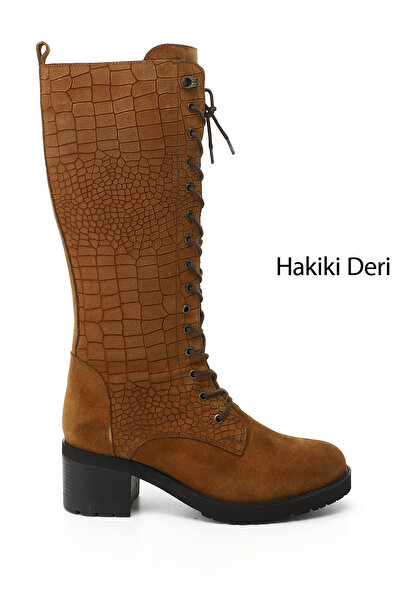 GÖNDERİ(R) Жіночі сукняні черевики з замшу з блискавкою, на товстому каблуці,...