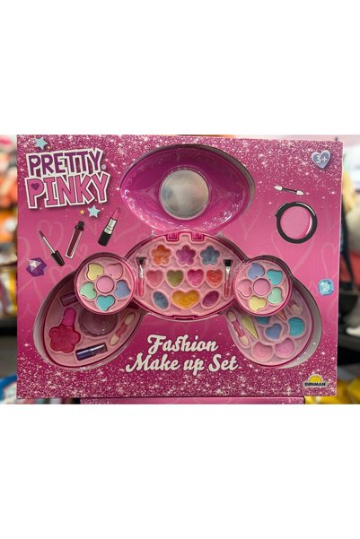 Pretty Pinky fashion makyaj seti 5 bölmeli kutlu