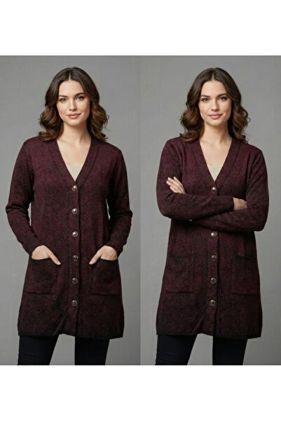 onno style women Classic Karyağdi Pattern Buttoned Jacket