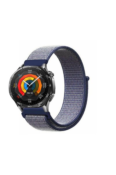Tagomoon Huawei Watch Gt5 46mm ile Uyumlu Kordon Cırt Cırtlı Spor Kumaş Kayış