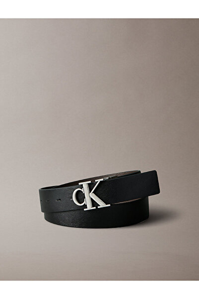 Calvin Klein Erkek CK Buckle Tumbled Kemer