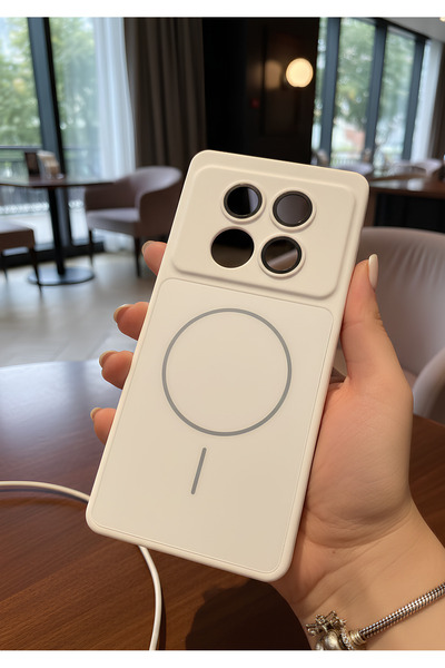 TechTrove Xiaomi Redmi Note 14 Pro İçin Uyumlu Manyetik Şarj Destekli Darbe E...