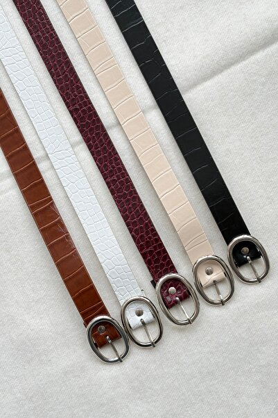 keisy Dakota Silver Buckle Women's Belt