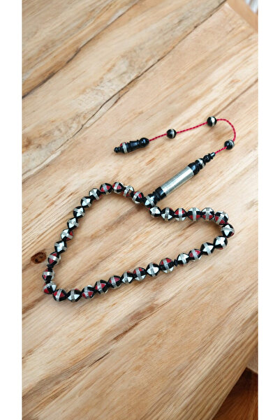 İnan Tesbih Enamel and Brass Inlaid Kuka Prayer Beads