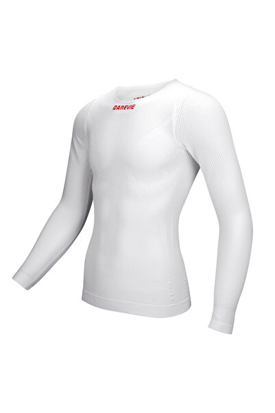 Choice1 L-XL White long sleeve DAREVIE Cycling First Layer Small Size Man Com...