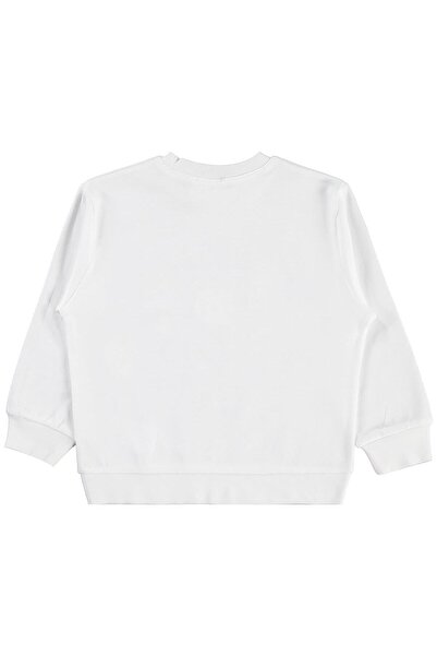 Civil Girls Cats Printed 2-5 Years Old Sweatshirt - Ecru 2-3 Years Old