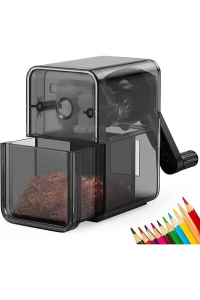 Arabest Pencil Sharpener, Manual Pencil Sharpener with Stronger Helical Blade...