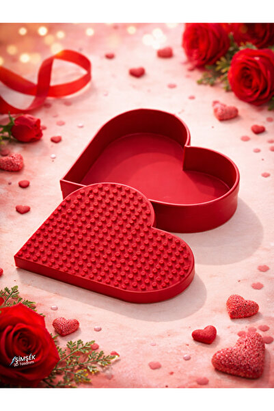 Şimşek 3D Kalp Şeklinde Romantik Hediye Kutusu
