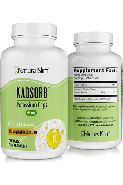 NATURALSLIM Natural Potassium Citrate Gluconate 99 mg - Kadsorb