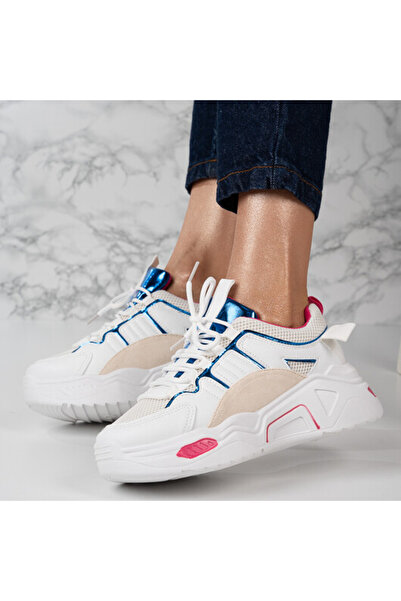 Sofia Store Sneakersi din piele ecologica Layla