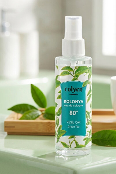 Colyen Parfümlü Kolonya Yeşil Çay Özlü Rahatlatıcı Ve Hijyenik Sprey Başlıklı...