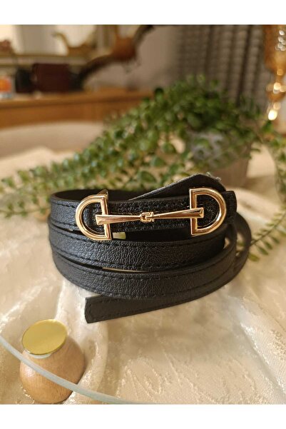 MNCLASSY İNCE UZUN TOKALI KADIN KEMER