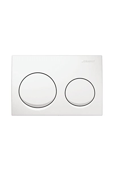 Geberit Alpha10 115.040.11.5 Kumanda Kapağı - Çift Basmalı - Beyaz