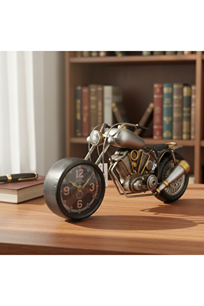 Lorena Home Decor Motosiklet Masa Saati