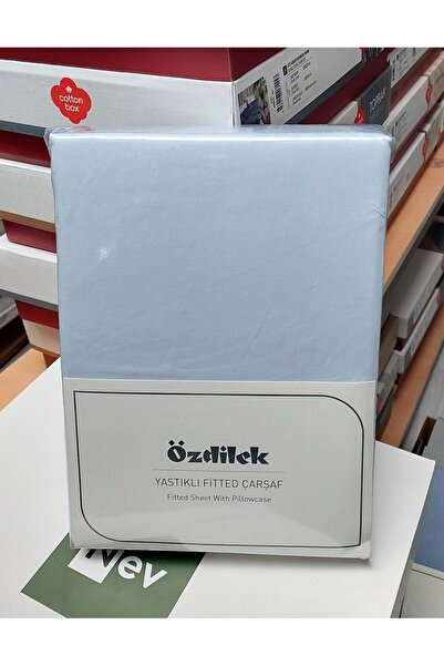 Özdilek Colourist Fitted Lastikli Tek Kişilik Battal Çarşaf Seti (120x200)-Marina