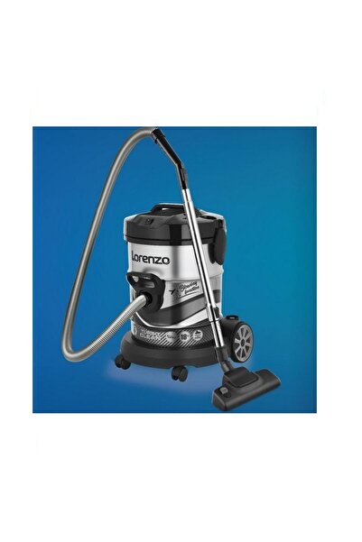 Lorenzo Mercury Metal Kazanlı Dry Torbalı Süpürge Silver-Siyah