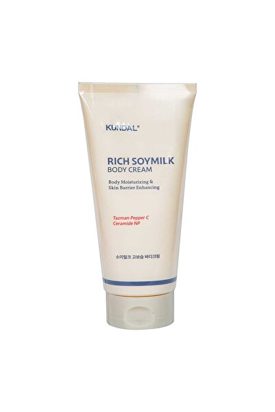 Kundal كريم غني بحليب الصويا للجسم، يغذي البشرة بعمق ويرطبها ويمنحها نعومة فا...