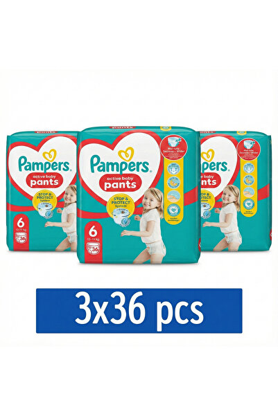 Pampers Set of 3 DIAPER PANTS NO.6 15+KG 36PCS